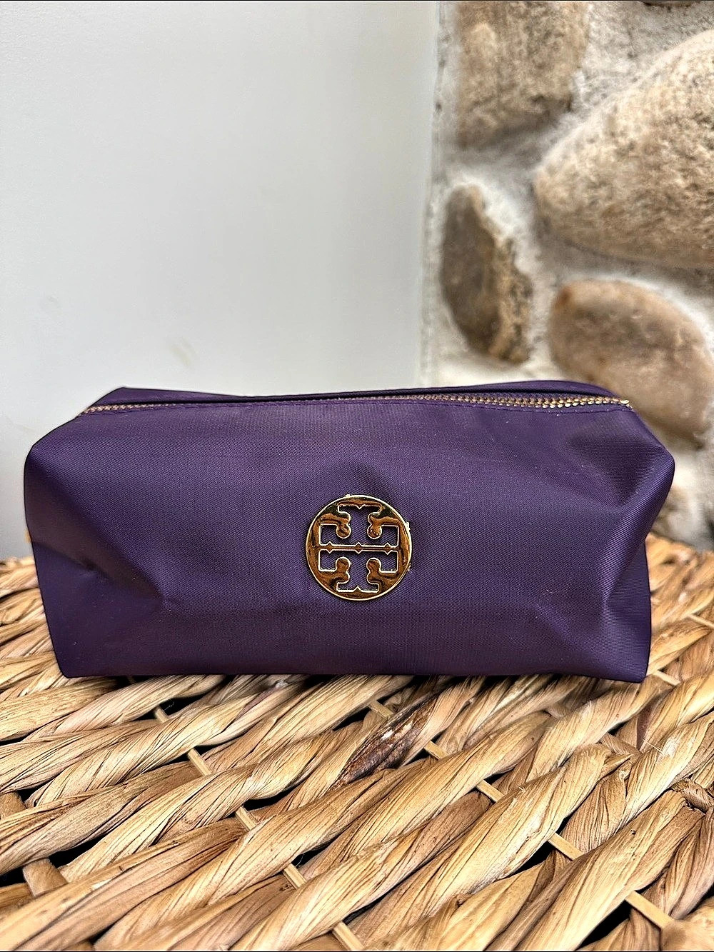 Tory Burch Cosmetic Pouch in Purple